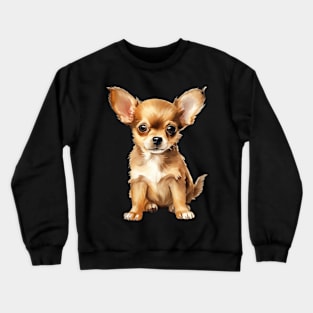 Puppy Chihuahua Crewneck Sweatshirt